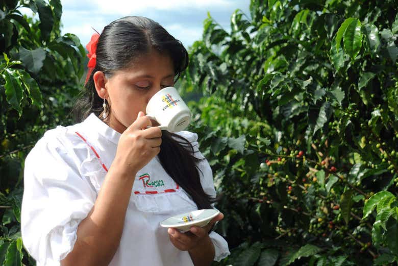 Tasting Recuca's coffee