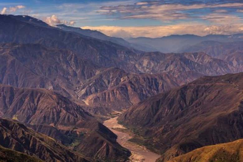 Vista del cañón del Chicamocha