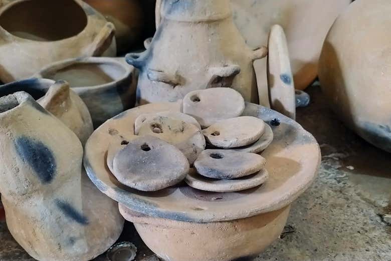 Visite d'un atelier de céramique