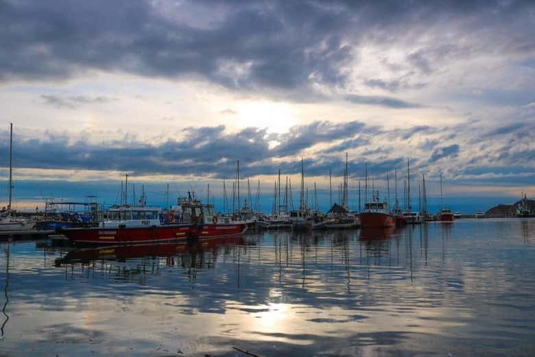 Barcos atracados en la bahía de Santa Marta