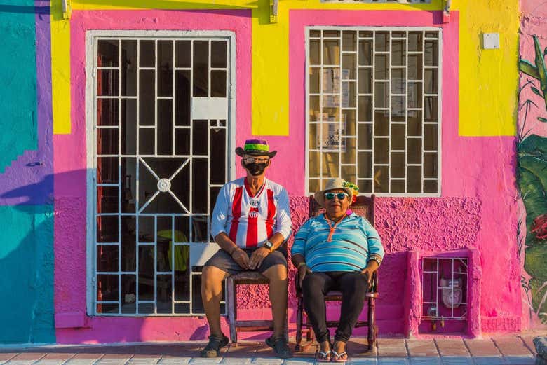Casas de colores en Barranquilla