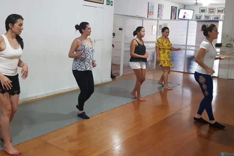 Clase con bailarina profesional