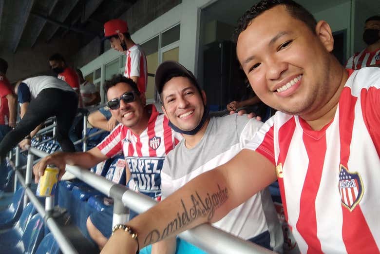 Animando al Junior de Barranquilla