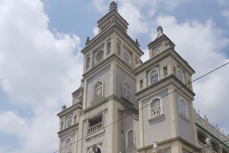Façade of the Perpetuo Socorro church