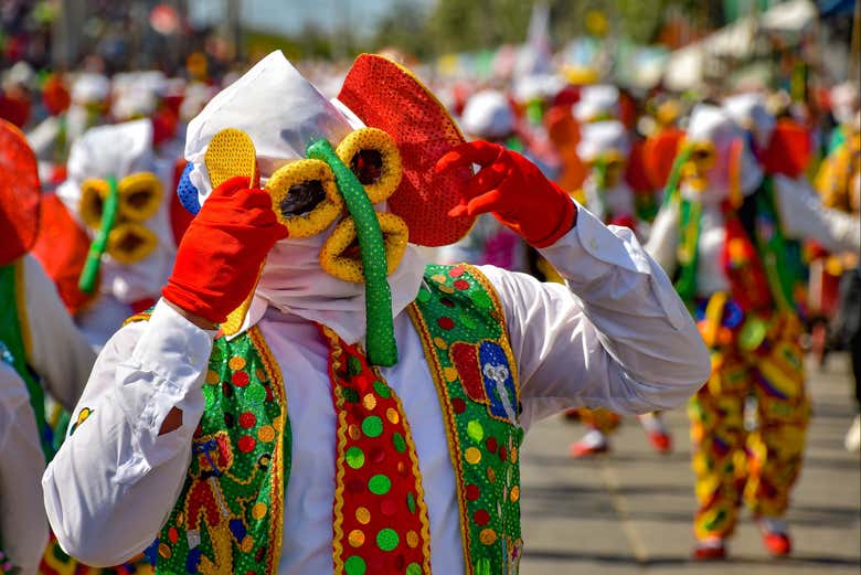 Marimondas, uno de los principales personajes del Carnaval