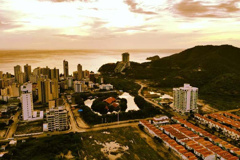 Vista panorámica de Santa Marta