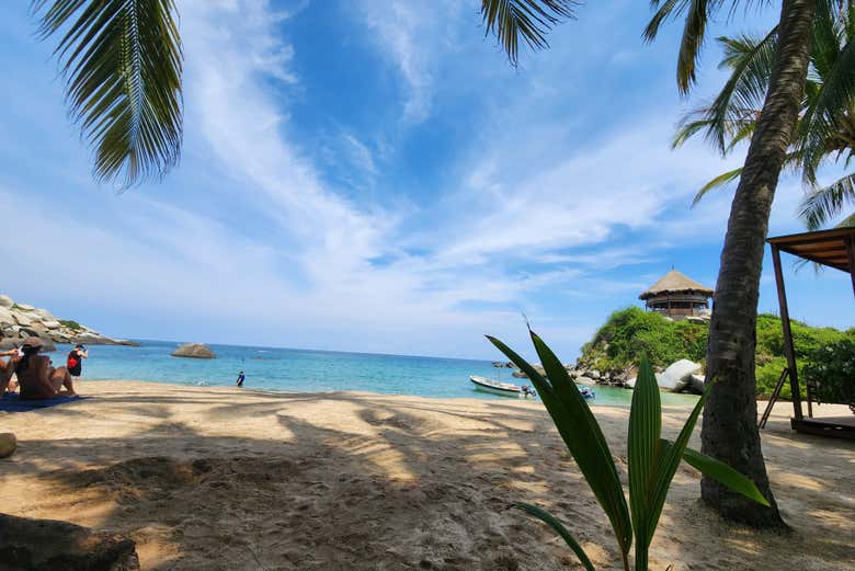 Podréis bañaros en estas aguas turquesas