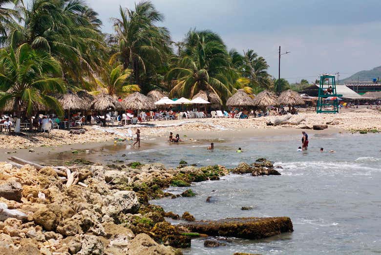 Disfrutando de un día de sol y playa