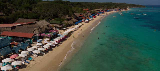 Ingresso de um clube de praia de Barú