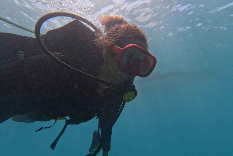 Contemplando los fondos marinos