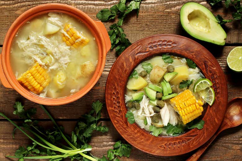 Podréis probar el ajiaco