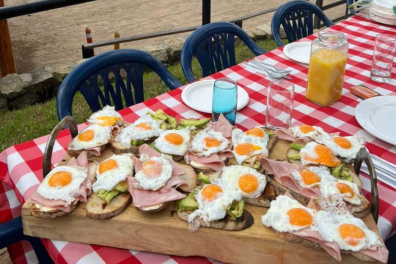 Desfrutaremos de um delicioso almoço