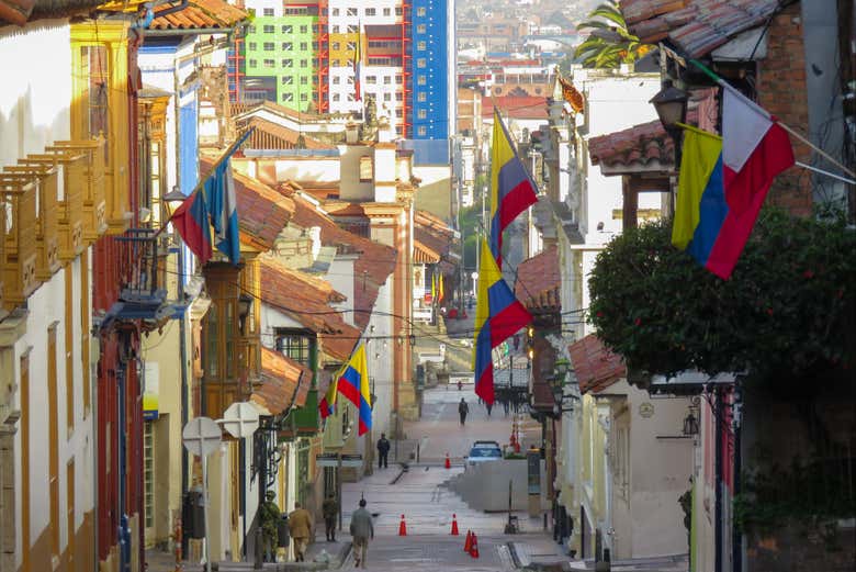 Paseando por las calles de La Candelaria en Bogotá