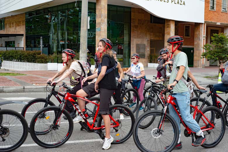 Recorriendo Bogotá en bici