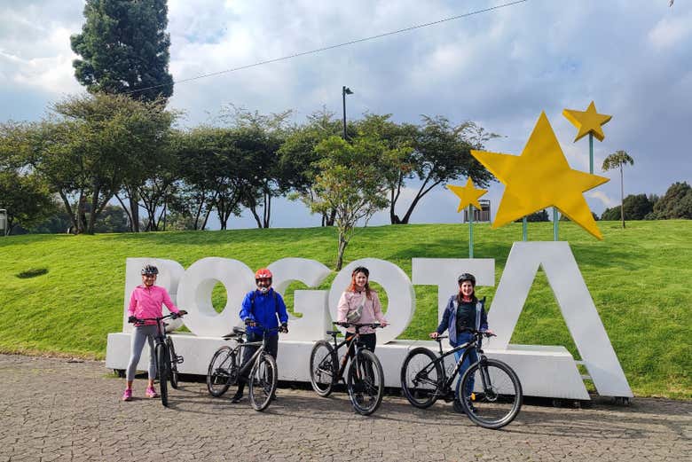 Posando en el Parque Simón Bolívar