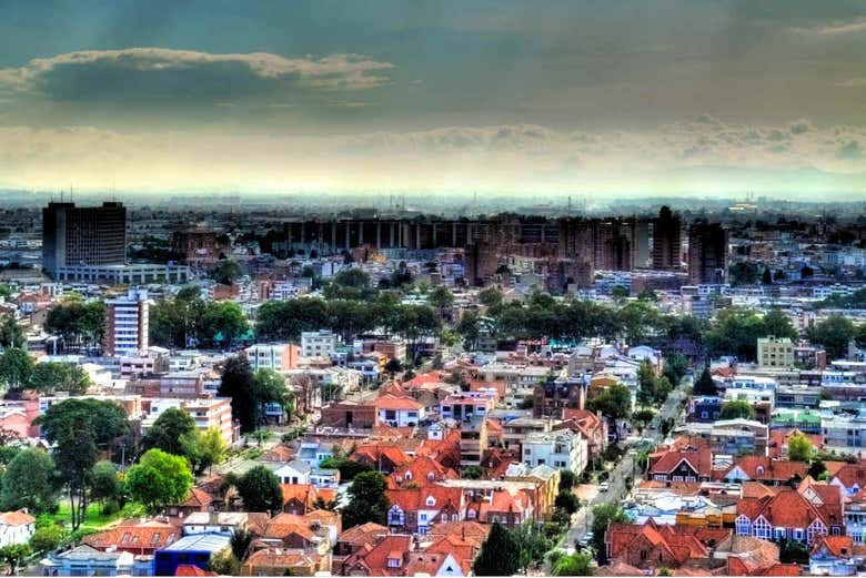 Sunset in Bogotá