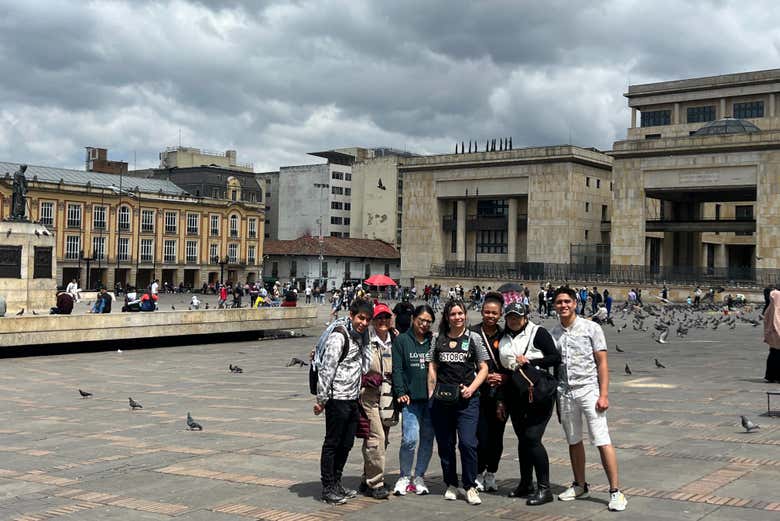 La Plaza de Bolívar en Bogotá
