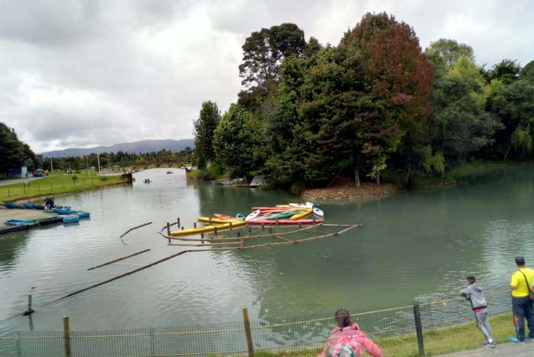 Lago en el Parque Simón Bolívar