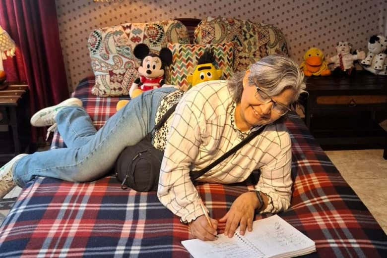 En el dormitorio de Betty la Fea