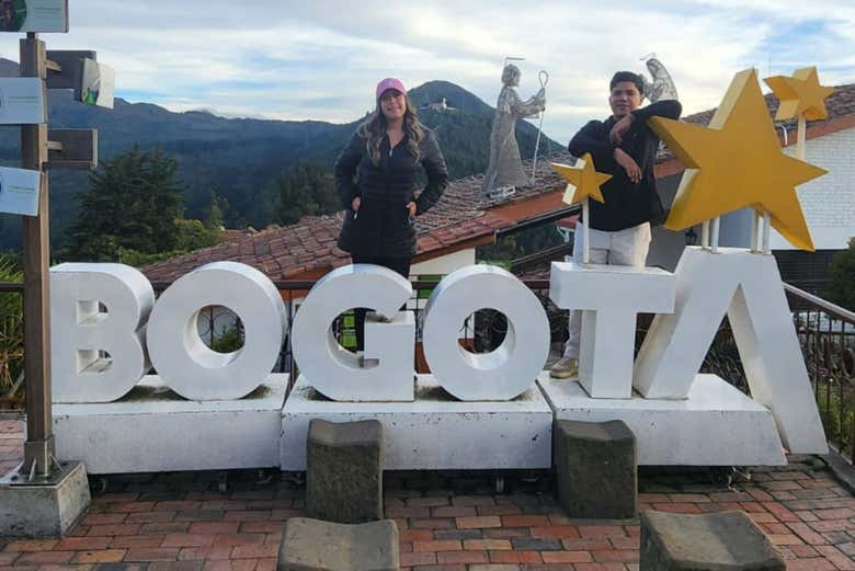 En el punto más alto de Monserrate