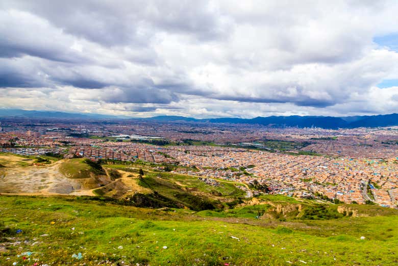 Bogota depuis le TransMiCable