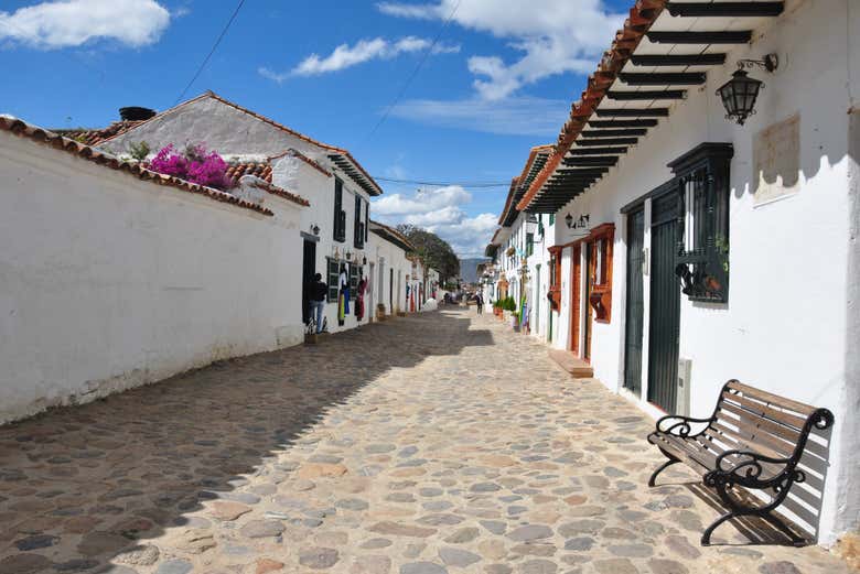 Contemplando las casas blancas de Villa de Leyva