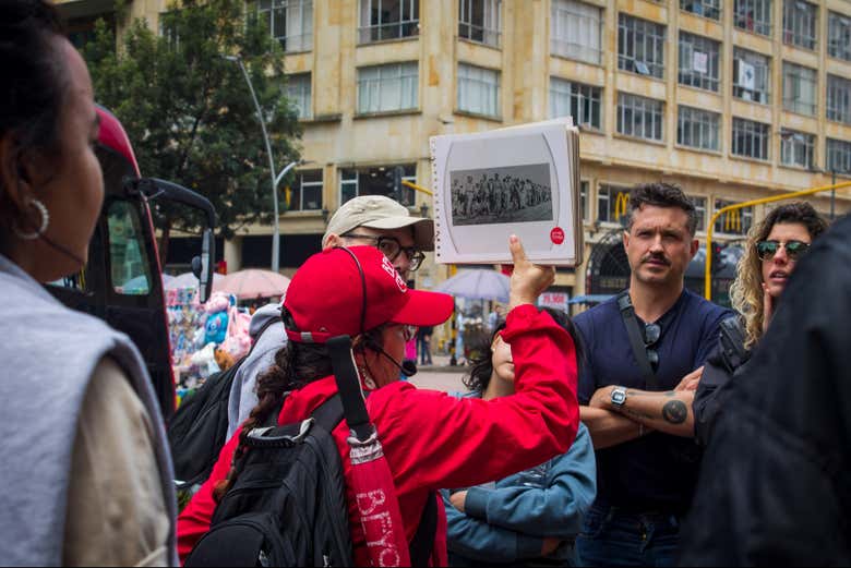 Haremos un tour por el centro histórico de Bogotá