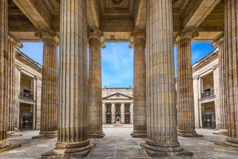 Courtyard of the National Capitol of Bogotá