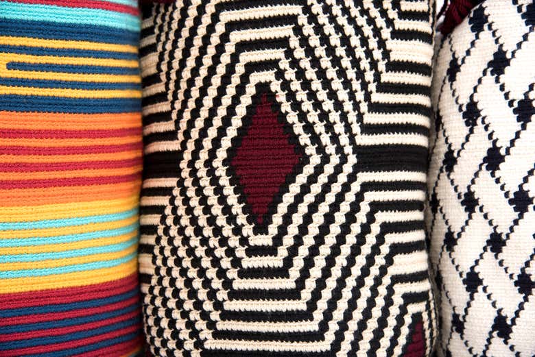 Diferentes telas wayuu