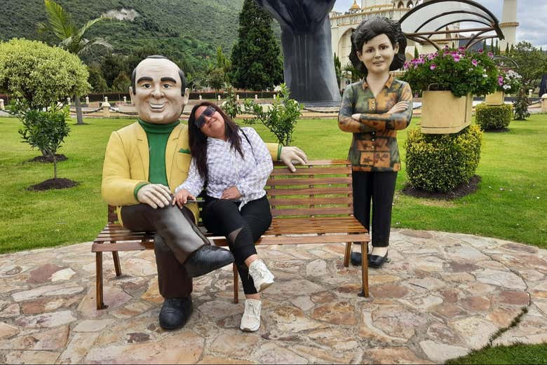 Disfrutando de la visita al Parque Jaime Duque