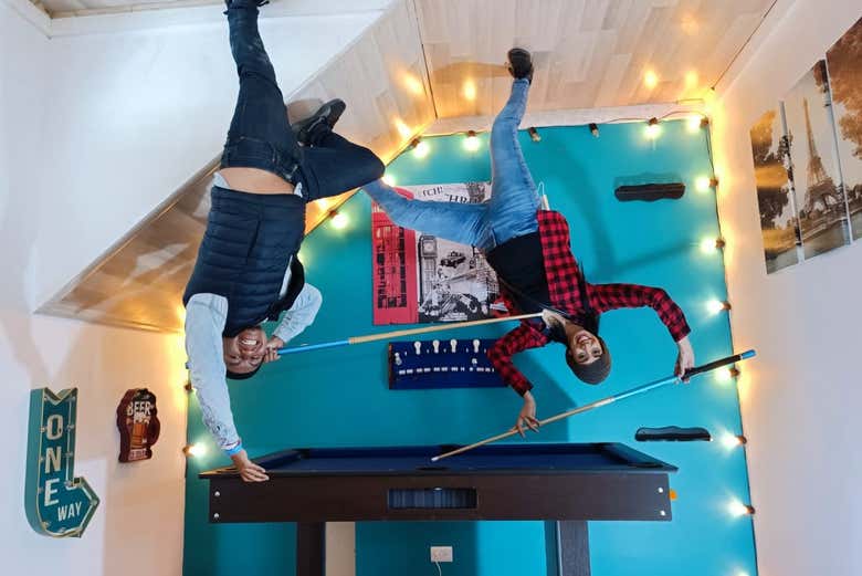 Divertidas fotos en la Casa al Revés