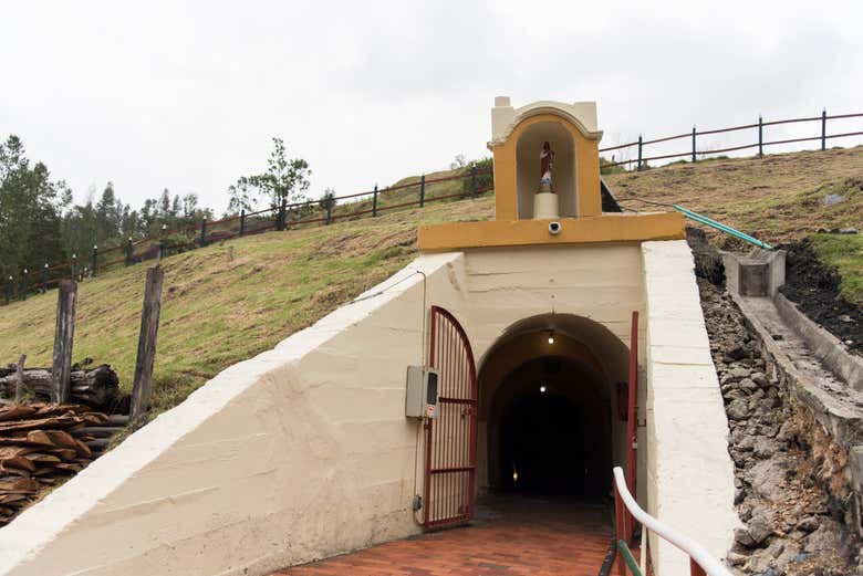 Entry to Nemocón salt mines