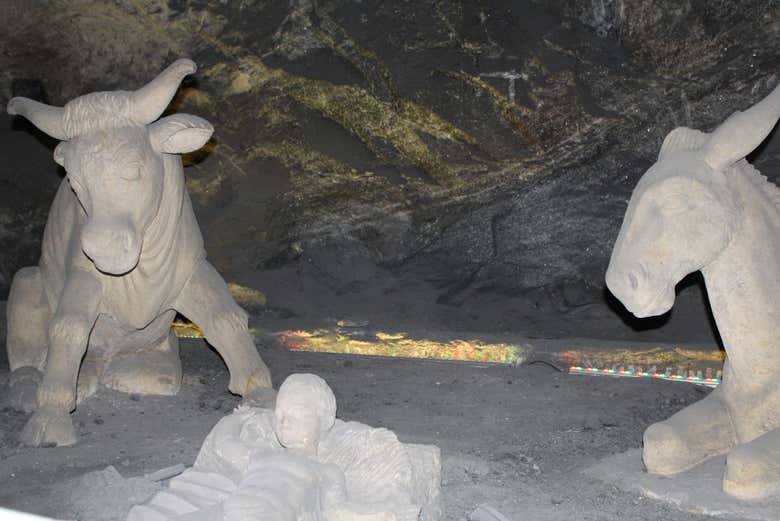 Esculturas en la Catedral de Sal