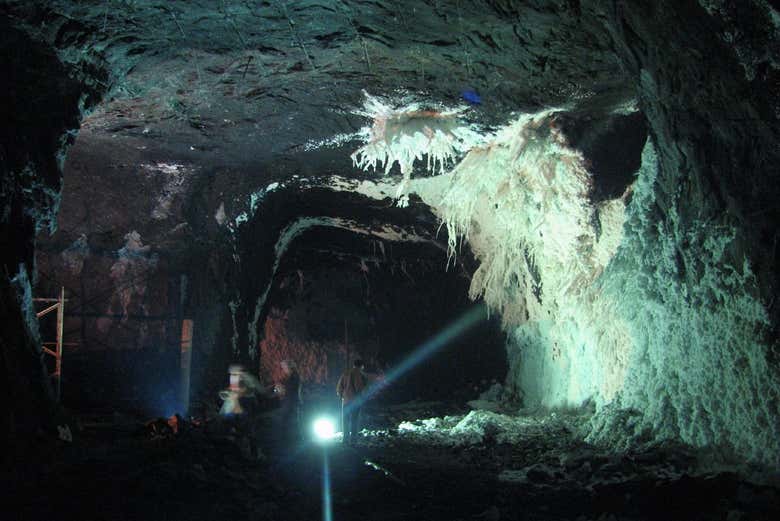 Touring the Nemocón salt mines