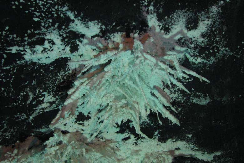 Salt formations in the Nemocón mines