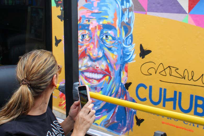 Take a picture with a scenic view!