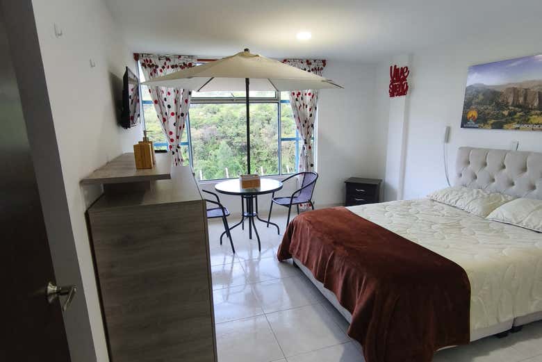 Habitación del hotel en el que dormiremos