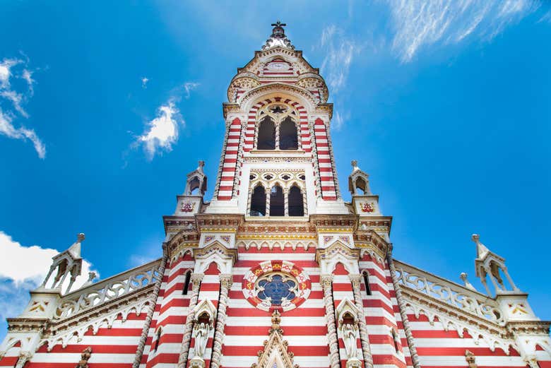 Contemplando la iglesia del Carmen