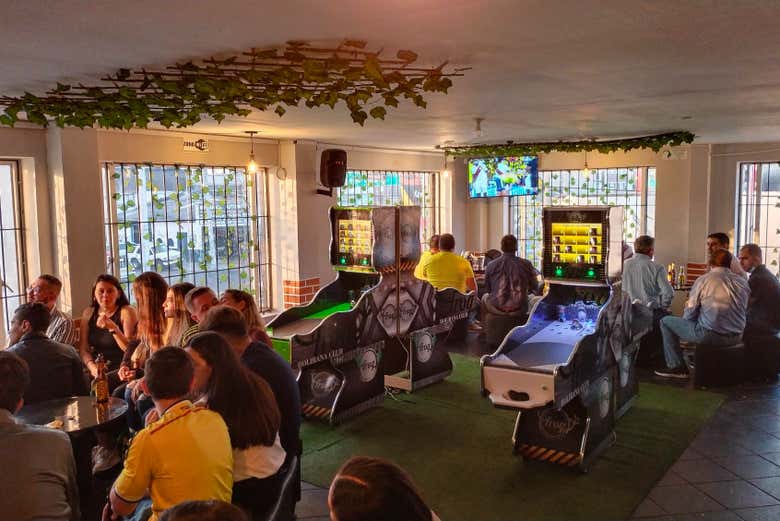 Visit the Frog Bolirana Club in Bogotá