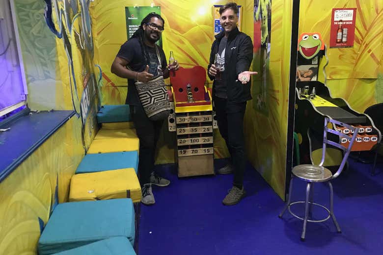 Le jeu de la grenouille à Bogota