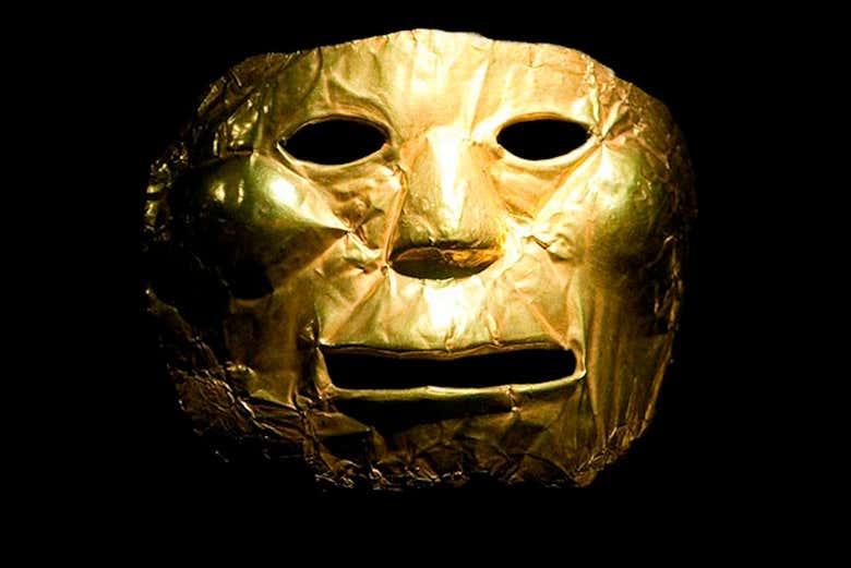 Máscara del Museo del Oro