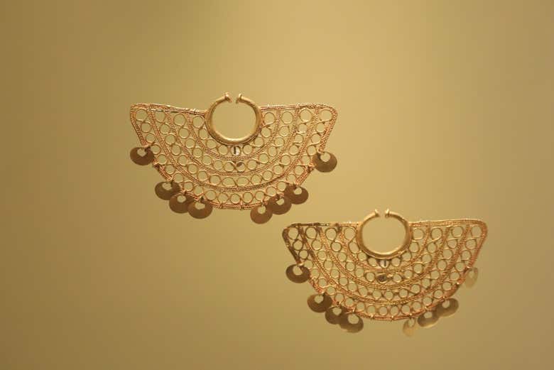 Joyas precolombinas en el Museo del Oro