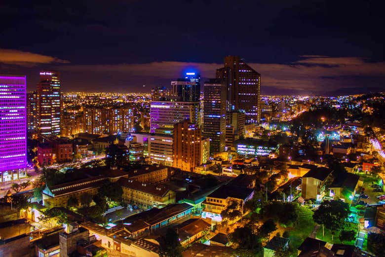 The night in Bogotá