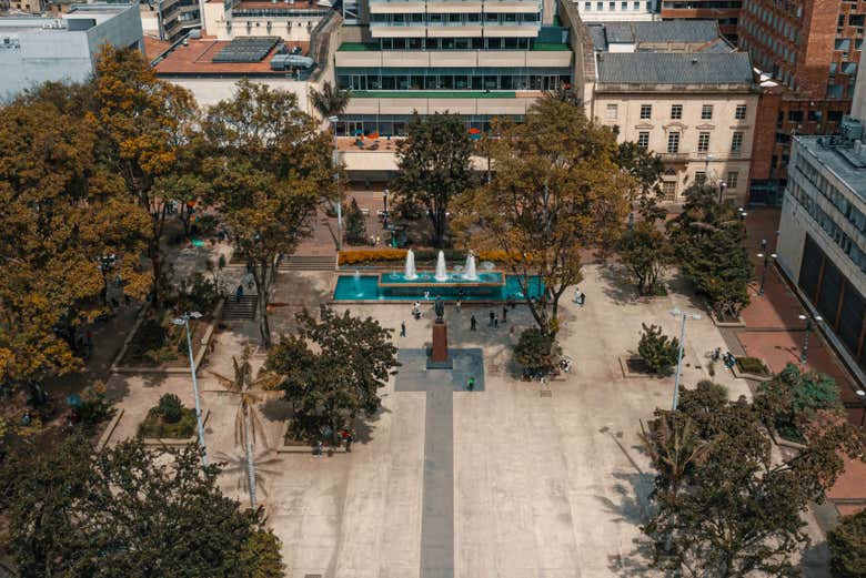 Vista aérea do Parque Santande