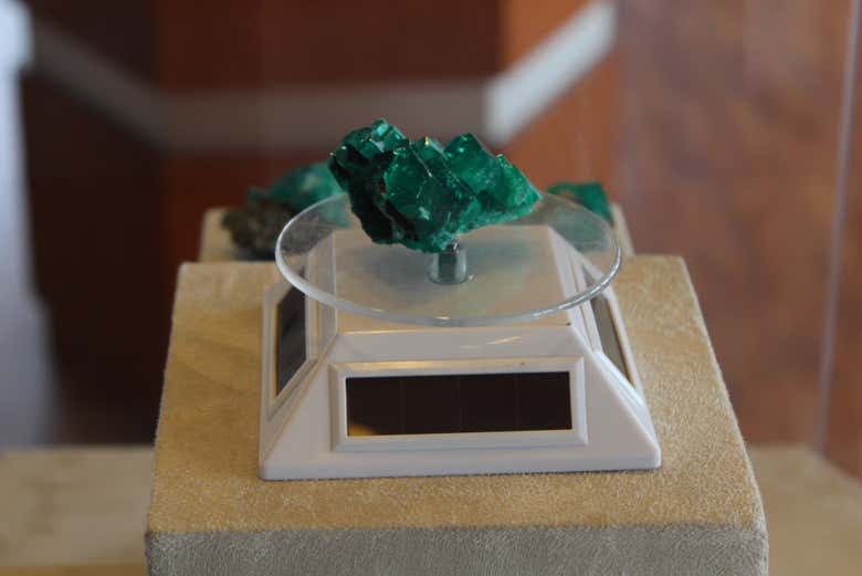 Pesando el mineral