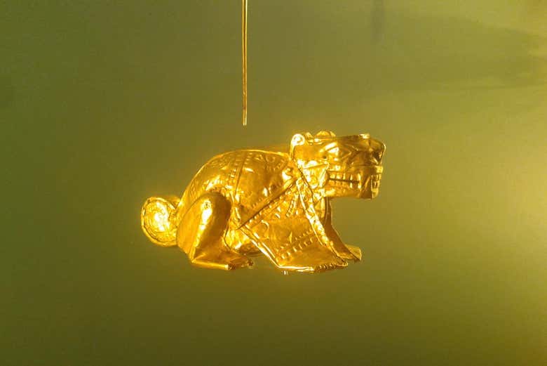 Pièce exposée au Musée de l'Or de Bogota