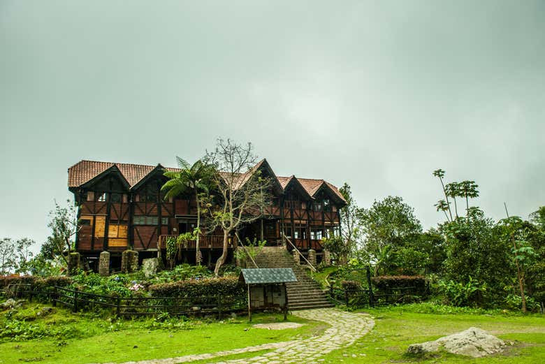 Um restaurante do Parque Natural Chicaque