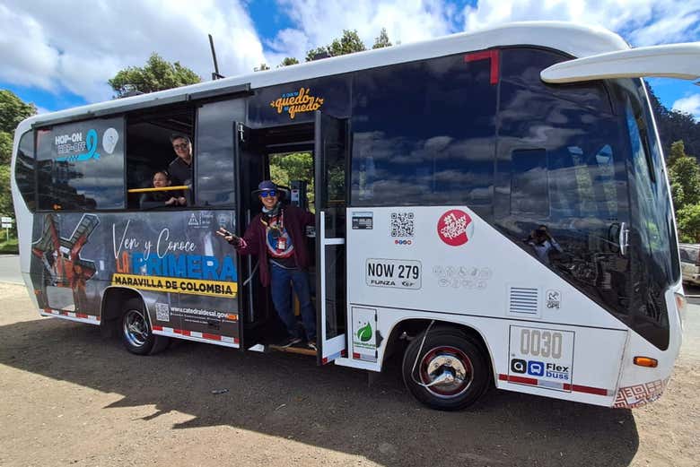 Aproveitando o tour por Bogotá desde o primeiro momento
