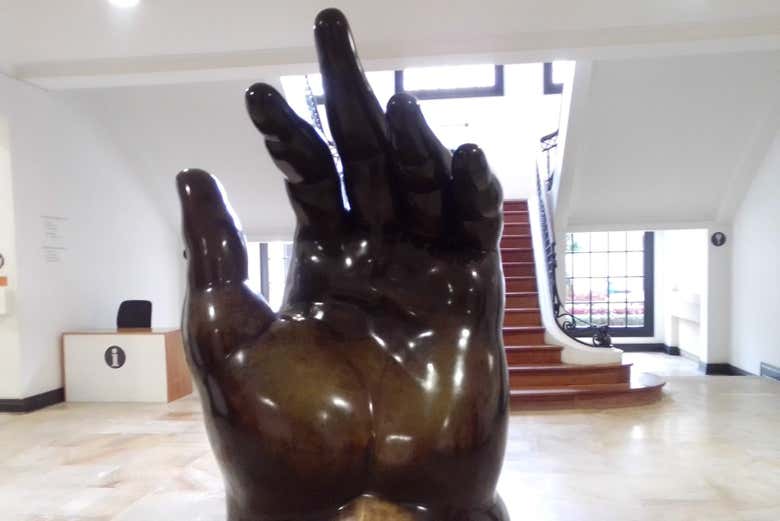 Una de las figuras del Museo Botero