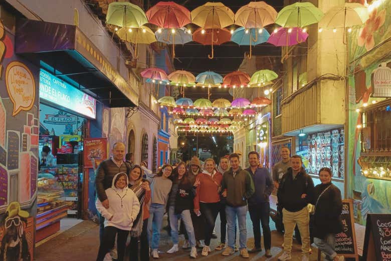 Foto de grupo durante el tour